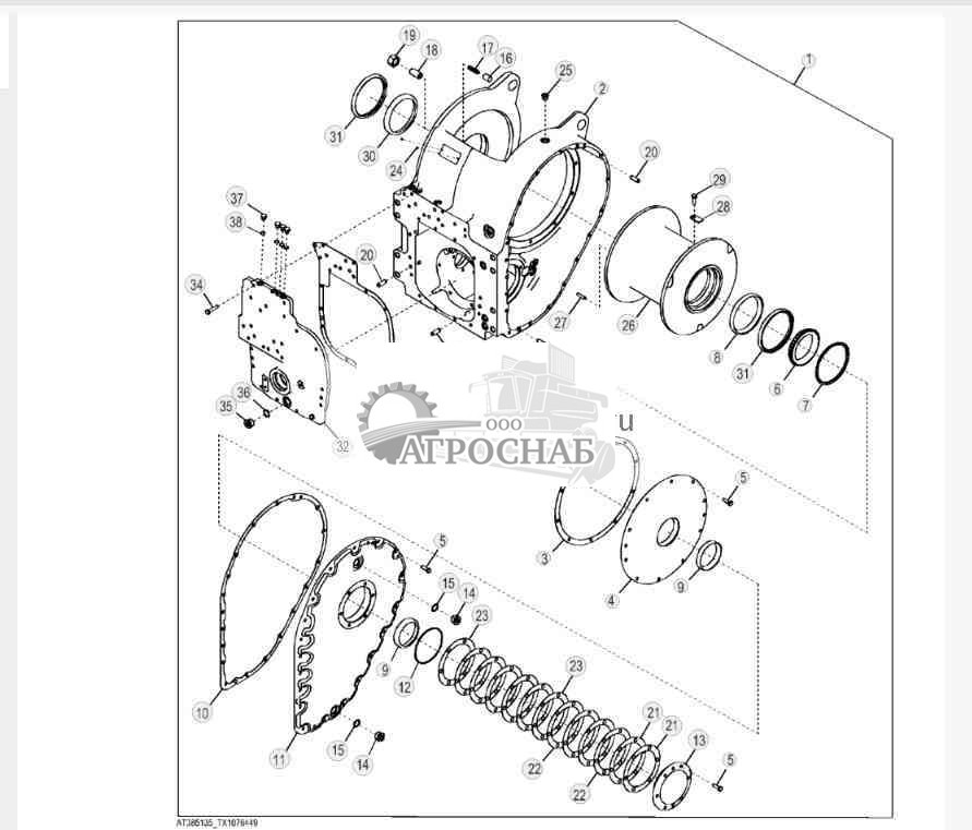 Лебедка (4000) (стандартная скорость) (10-дюймовый барабан) (прямой привод) 